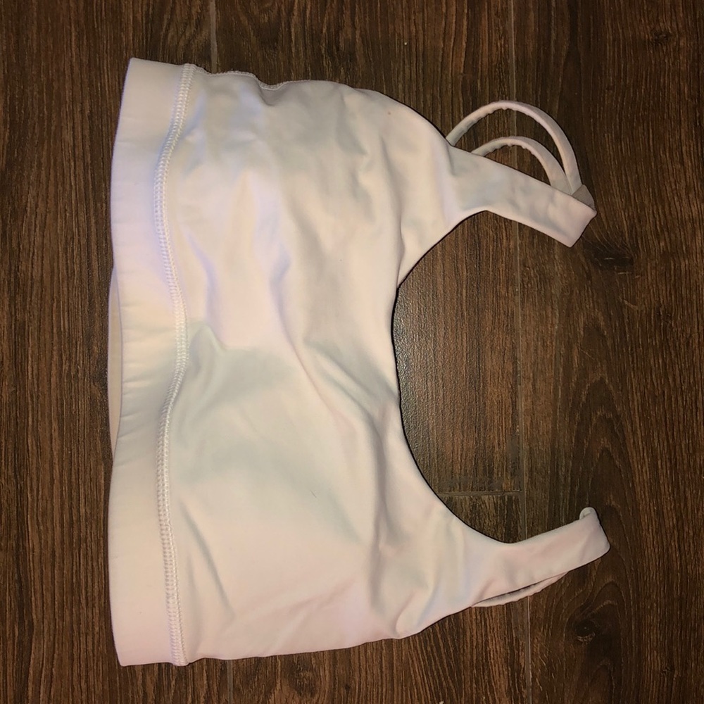 white size 4 lululemon bra
